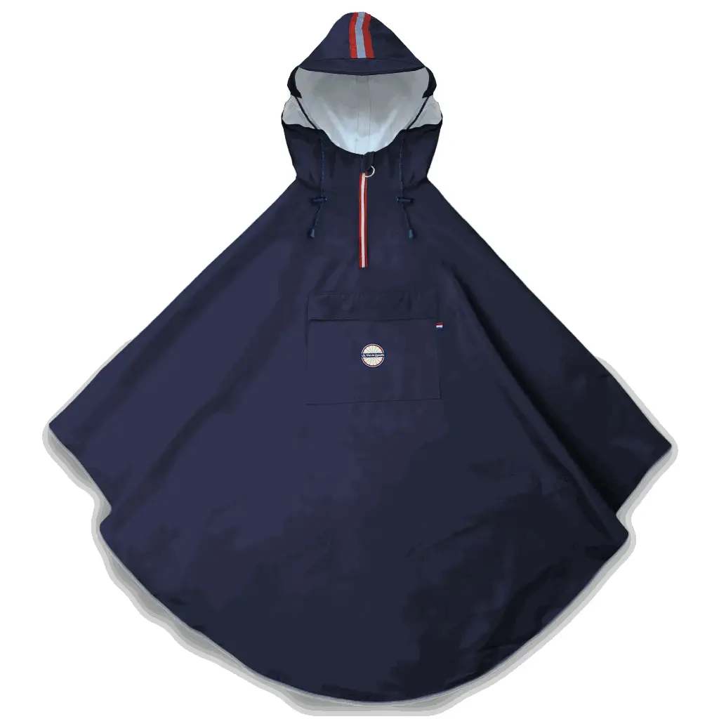 Rain cape Le Temps Des Grenouilles (S/M, Blue)